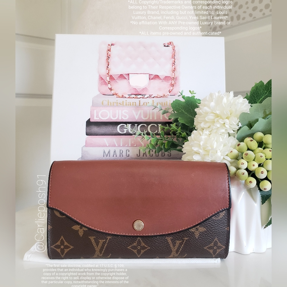 **SOLD**Authentic Pre-owned Rare Louis Vuitton Tuileries Tri-Colored Long Wallet - Picture 2 of 15